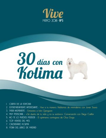 Revista 30 Días con Kolima - Mayo 2018