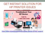 HP Printer Support Number