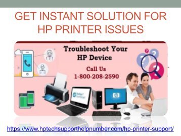 HP Printer Support Number