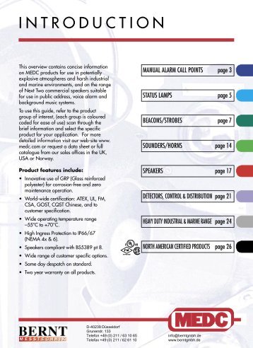 5 Joule Flashing Xenon – Explosionproof - Bernt GmbH