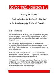 SpVgg - Zeller FV - 02.06.2018