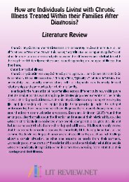 Sample APA Papers: Literature Review