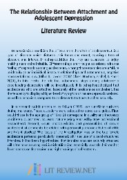 Thesis Literature Review Sample