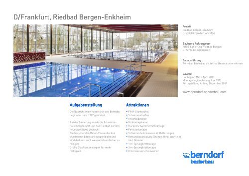 D/Frankfurt, Riedbad Bergen D/Frankfurt, Riedbad Bergen-Enkheim