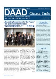 China Info - DAAD