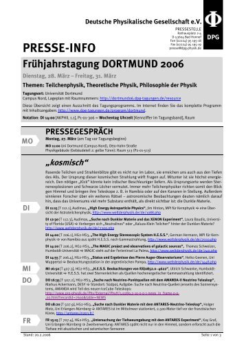 Kompakte Programmübersicht der Dortmunder Tagung (PDF)