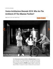 Venice Architecture Biennale 2018_ Who are the Architects of th