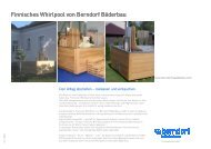 Produktdatenblatt Finnisches Whirlpool - Berndorf Bäderbau