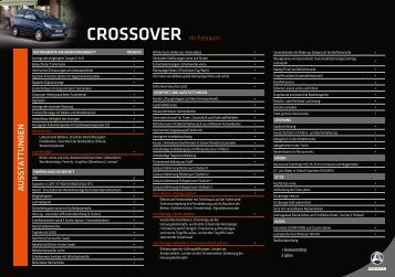 CROSSOVER technisches Datenblatt PDF - Aixam