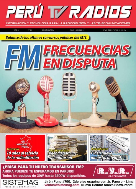 REVISTA PERÚ TV RADIOS MAY - JUN 2018