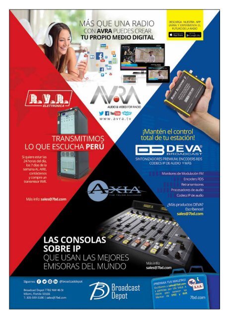 REVISTA PERÚ TV RADIOS MAY - JUN 2018