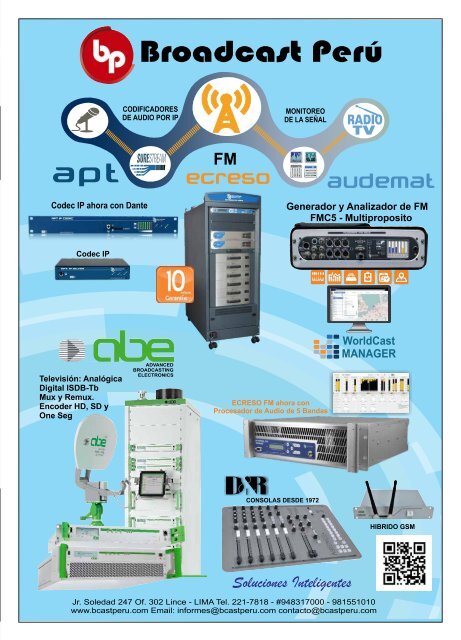 REVISTA PERÚ TV RADIOS MAY - JUN 2018