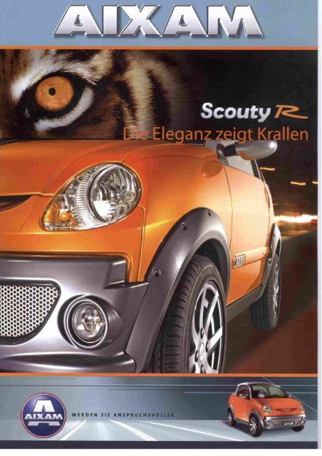 SCOUTY Prospekt PDF - Aixam