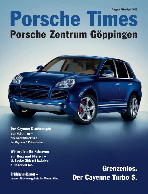 Ausgabe Mrz/Apr 2006 - Porsche Zentrum Olympiapark