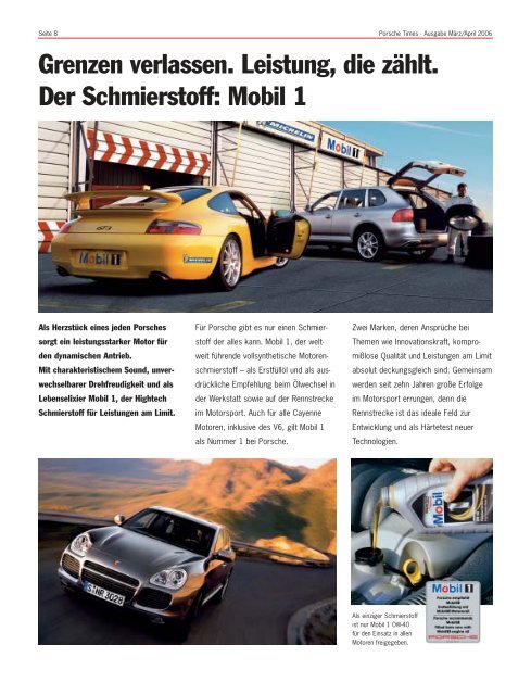 Ausgabe Mrz/Apr 2006 - Porsche Zentrum Olympiapark