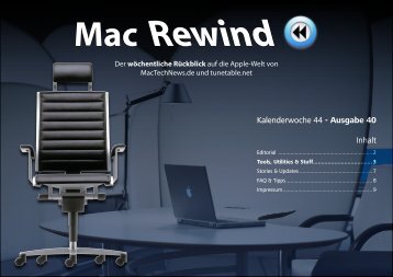 Mac Rewind - Issue 40, KW44 - MacTechNews.de - Mac Rewind
