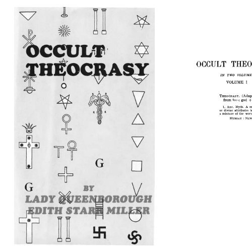 Occult Theocracy -Lady Queenborough, Edith Star Miller