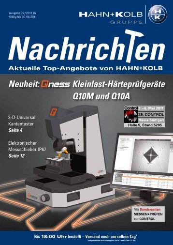 Nachrich en Telefon-Bestellservice - Hahn +Kolb Werkzeuge GmbH