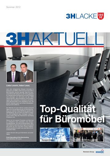 Top-Qualität für Büromöbel - 3H-Lacke