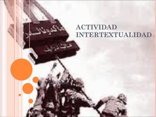 actividad intertextualidad