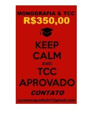 Faça conosco encomendas de tcc e monografia por R$350,00