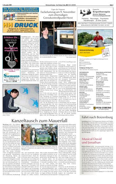 Wochenend Anzeiger - Geesthachter Anzeiger