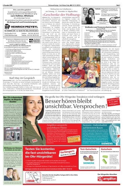 Wochenend Anzeiger - Geesthachter Anzeiger