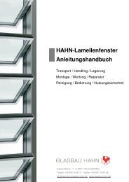 Betriebsanleitung_HAHN-Lamellenfenster Rev 06 - Glasbau Hahn