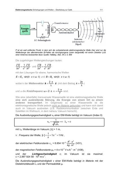 Elektrodynamik und Optik - Fachbereich Physik der Universität ...