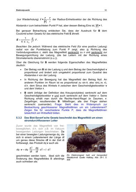 Elektrodynamik und Optik - Fachbereich Physik der Universität ...