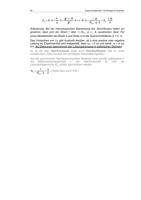 Elektrodynamik und Optik - Fachbereich Physik der Universität ...