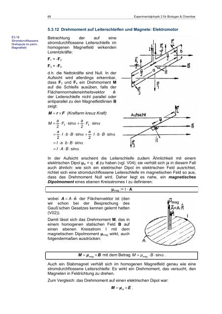 Elektrodynamik und Optik - Fachbereich Physik der Universität ...