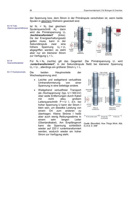 Elektrodynamik und Optik - Fachbereich Physik der Universität ...