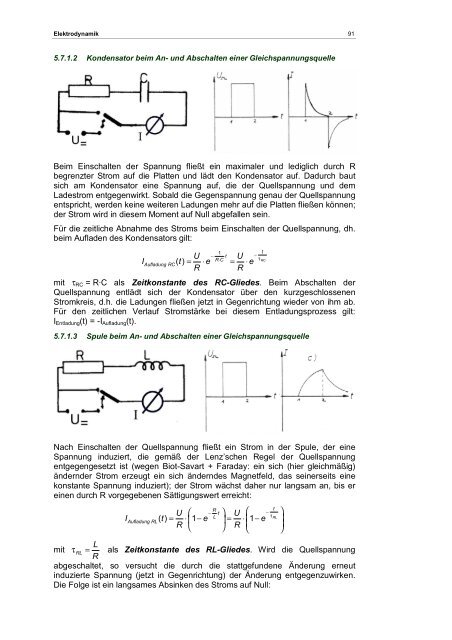 Elektrodynamik und Optik - Fachbereich Physik der Universität ...