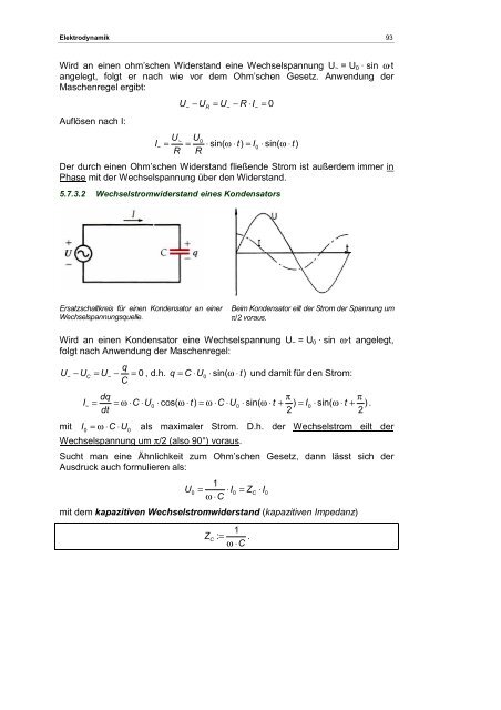 Elektrodynamik und Optik - Fachbereich Physik der Universität ...