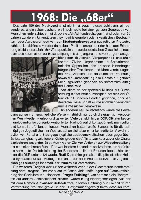 NeueChorszene 28  - Ausgabe 1/2018