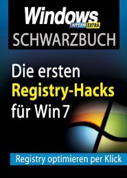 Die Ersten Registry Hacks Für Windows 7