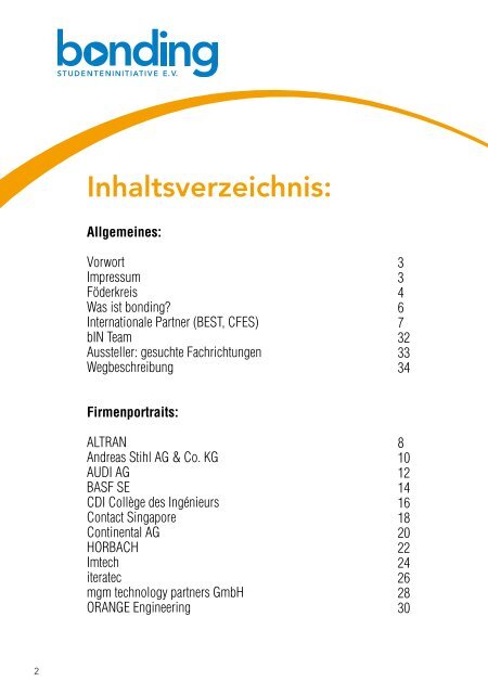 bonding IndustryNight - Bonding Studenteninitiative e.V.
