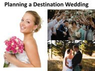 Planning a Destination Wedding