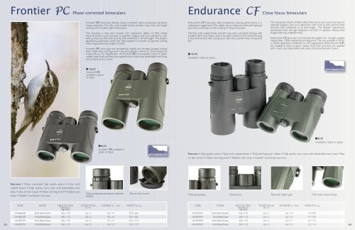 Hawke Sport Optik - Katalog 2010 - HS Imaging