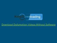 Download Dailymotion Videos without Software