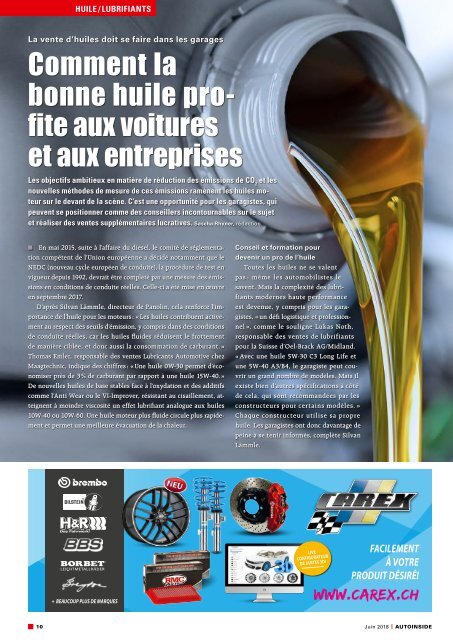 AUTOINSIDE Édition 6 – Juin 2018