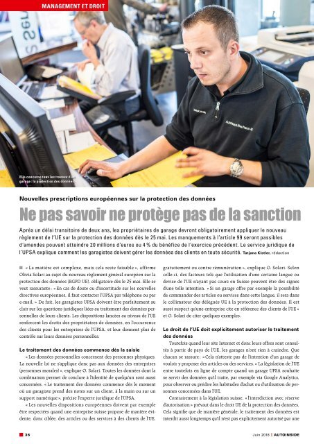 AUTOINSIDE Édition 6 – Juin 2018