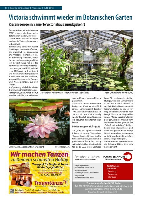 Gazette Schöneberg & Friedenau Juni 2018