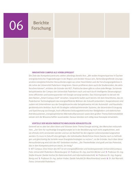 ahresbericht 2011 der Fakultät EIM - Universität Paderborn: ONT