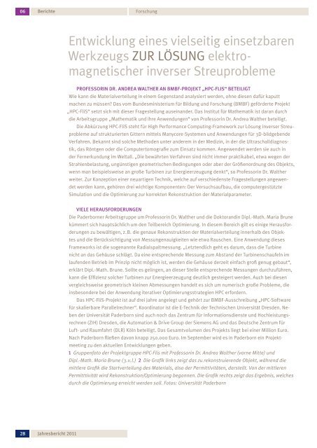 ahresbericht 2011 der Fakultät EIM - Universität Paderborn: ONT