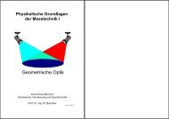 Geometrische Optik - Hochschule Bochum