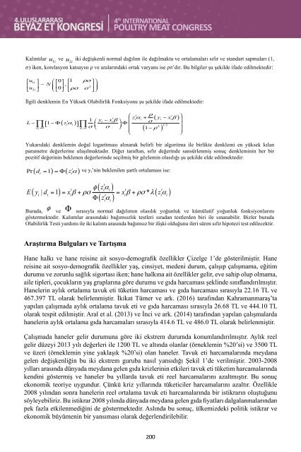 4. Uluslararası Beyaz Et Kongresi