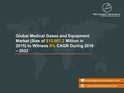 Medical Gases and Equipment Market Research Report