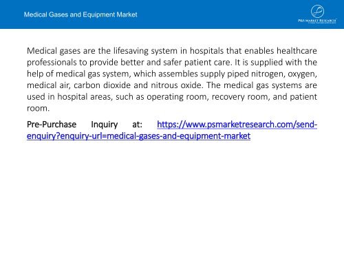 Medical Gases and Equipment Market Research Report